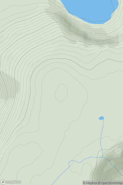 Thumbnail image for Stob Coire an Lochain [Cairngorms] showing contour plot for surrounding peak